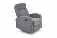Rozkładany fotel wypoczynkowy Oslo 1S - ciemny popiel OSLO 1S zestaw wypoczynkowy, fotel 1S popiel