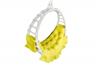 Poduszka do fotela wiszącego pierścień - żółta  Poduszka do fotela wiszącego pierścień - żółta 
