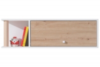 Półka wisząca Faro FR13 z szafką 100 cm - biały lux / dąb artisan półka wisząca