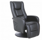 Fotel z funkcją masażu Pulsar czarny fotel z funkcją masażu