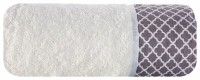 Ręcznik z nadrukiem LEA 02 50x90 Kremowy 
