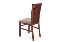 Krzesło drewniane Remin z tapicerowanym siedziskiem - Inari 23 / ciemny orzech krzesło klasyczne