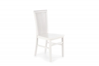 Krzesło drewniane Remin z twardym siedziskiem - biały białe krzesło