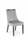 Krzesło tapicerowane Royal - czarny / popiel royal krzesło czarny / tap: monolith 85 (popiel)