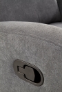 Rozkładany fotel wypoczynkowy Oslo 1S - ciemny popiel rozkładany fotel wypoczynkowy oslo 1s - ciemny popiel