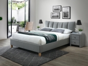 Łóżko tapicerowane Sandy 2 160x200 - popiel sandy 2 łóżko tapicerowane tkanina popiel