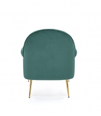 SANTI fotel wypoczynkowy ciemny zielony / złoty santi fotel wypoczynkowy ciemny zielony / złoty