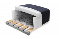 Sofa z funkcja spania Amber  wkład tapicerowany 