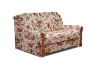 Sofa rozkładana Amerykanka z pojemnikiem Gosia 105 amerykanka w tkaninie w kwiaty 