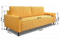 Sofa Molly w stylu retro - Bestseller 2021 