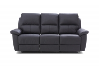 Sofa trzyosobowa do salonu z manualną funkcją relax Twins sofa Bydgoskie Meble