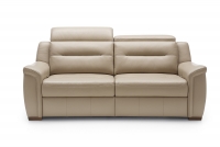 Sofa z manualną funkcją relaks Salmo 3RF (man) sofa w skórze 