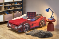 Łóżeczko dziecięce 74x150 Spidercar - wielobarwny spidercar łóżko wielobarwny (1p=1szt)