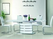 Stół rozkładany Fano 160(220)X90 - biały lakier stół fano bialy 160(220)x90