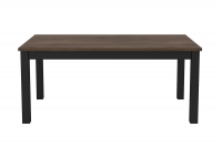 Stół do jadalni Olin 94 - 180x95 cm - orzech okapi / czarny brązowy stół do jadalni