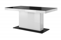 Stół Quartz 2495GP81 Czarny/Biały/Czarne szkło  stół rozkładany 