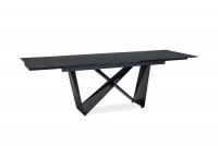 Stół rozkładany Cavalli I - czarny mat  nowoczesny stół 