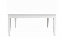 Stół rozkładany Desentio - biel alpejska mat  stół biały desentio