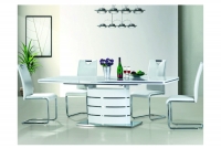 Stół rozkładany Fano 180(240)X100 - biały lakier stÓŁ fano bialy 180(240)x100