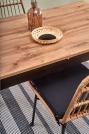 Stół rozkładany Greg - dąb wotan / czarny stół rozkładany greg - dąb wotan / czarny