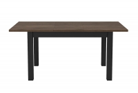 Stół rozkładany Olin 92 - 130-175x85  - orzech okapi / czarny brązowy stół rozkładany