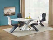 Stół rozkładany Sandor - biały lakier stół rozkładany sandor - biały lakier