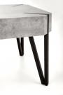 Stolik kawowy EMILY beton/czarny stolik kawowy emily beton/czarny