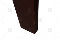 Stolik Vievien 41 - dąb barwiony na koniak/czarny mat - Outlet noga ławy