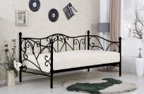 Łóżko do sypialni Sumatra 90x200 czarne Łóżko Sumatra 