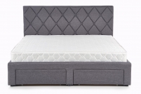 Tapicerowane łóżko z szufladami Betina 160x200 - popiel tapicerowane łóżko z szufladami betina 160x200 - popiel