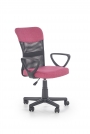 Fotel biurowy Timmy - różowy timmy fotel młodzieżowy różowy