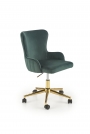 Fotel biurowy Timoteo - ciemny zielony timoteo fotel gabinetowy ciemny zielony
