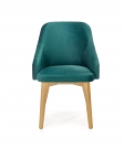 TOLEDO 2 krzesło dąb miodowy / tap. MONOLITH 37 (ciemny zielony) toledo 2 krzesło dąb miodowy / tap. monolith 37 (ciemny zielony)