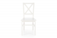 Krzesło drewniane Tucara z twardym siedziskiem - biały białe krzesło do jadalni