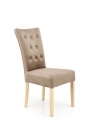 Krzesło tapicerowane Vermont - dąb miodowy / beż vermont krzesło dąb miodowy / tap: monolith 09 (beżowy)