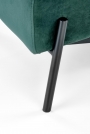 VICTUS fotel wypoczynkowy ciemny zielony/ czarny victus fotel wypoczynkowy ciemny zielony/ czarny