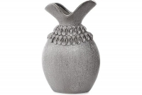 Wazon ozdobny ceramiczny MELODY 01 Srebrny wazon srebrny