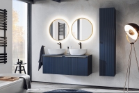 Zestaw mebli łazienkowych Santa Fe Deep Blue III - Niebieski indigo  designerskie meble łazienkowe  bogart 