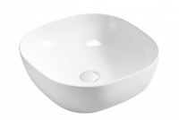 Zestaw mebli łazienkowych Aruba White V - biały - 4 elementy umywalka nablatowa mała